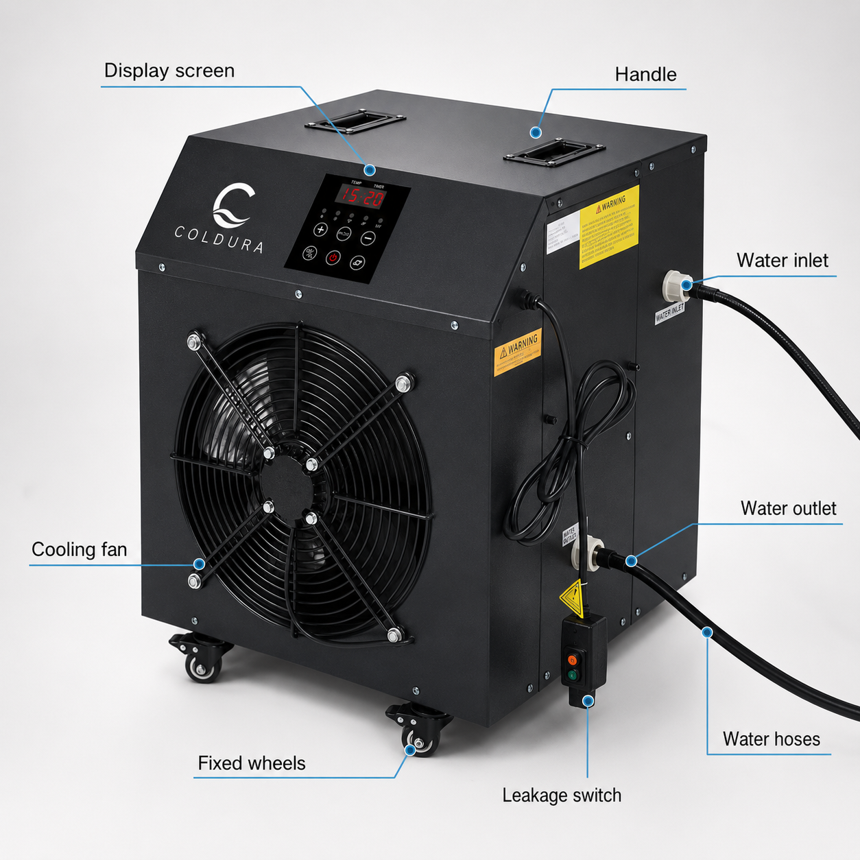 Premium Ice Bath with Heating & Cooling Chiller